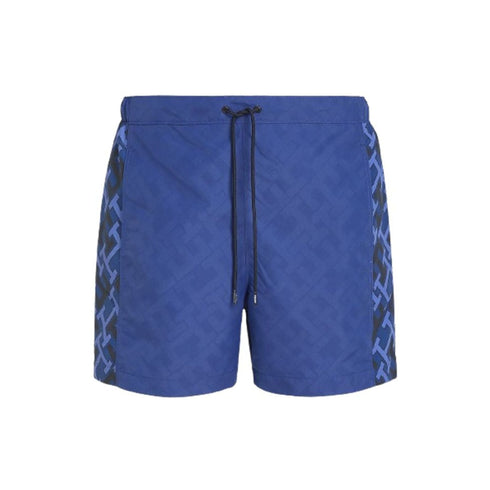 TOMMY BEACHWEAR Costume Costume Uomo inserti Monogram Blu - Francavilla Moda